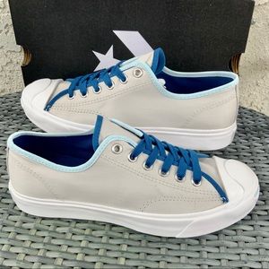 Converse Jack Purcell Blue and Grey Sneakers